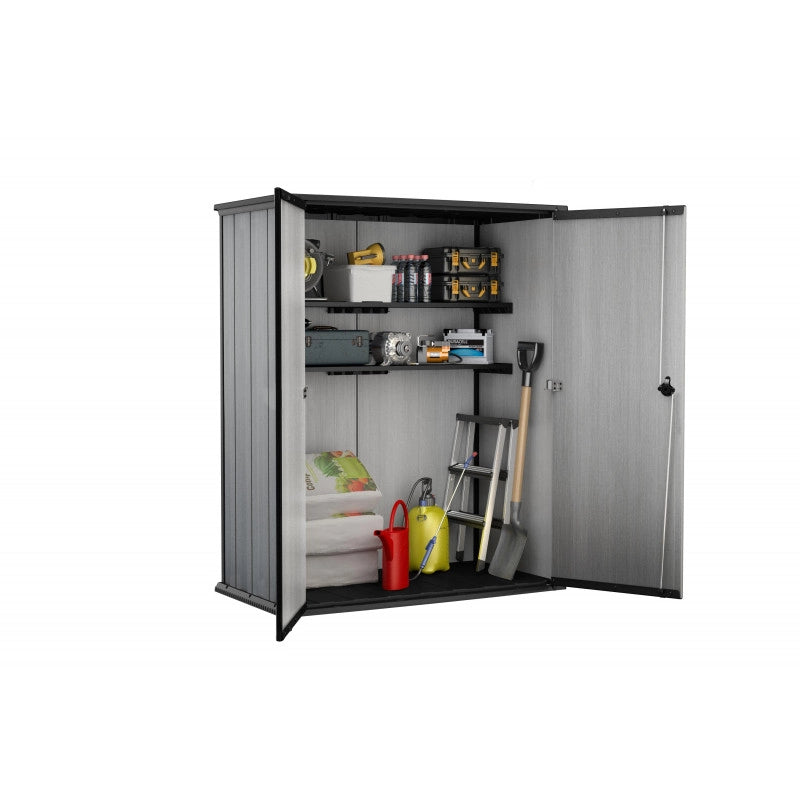 Portattrezzi in Duotech Verniciabile High-Store Cm. 140X73,6X170,4H Keter