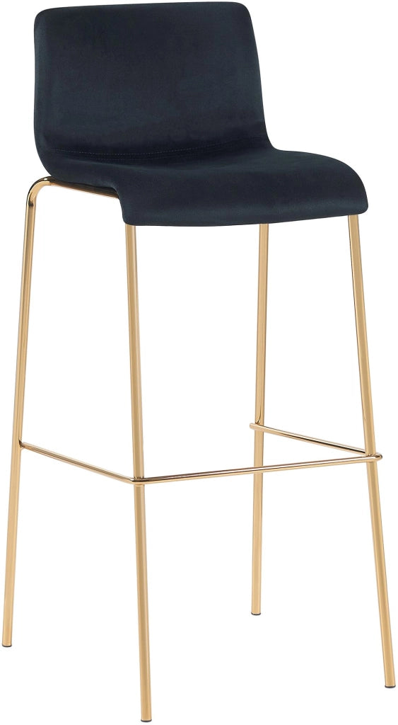 Barhocker Hoover Samt 4-FuЯ Gold