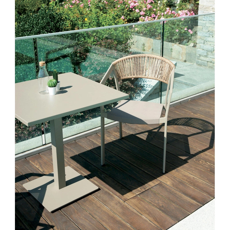 Piano In Alluminio 70X70 Tortora Moia