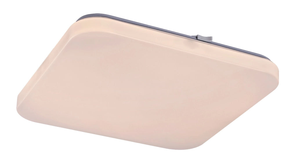Plafoniera LED quadrata 32,5cm 20W bianca sensore Rabalux