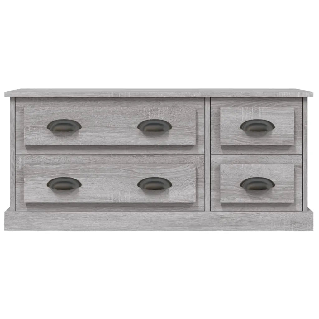 Mobile TV Grigio Sonoma 100x35,5x45 cm in Legno Multistrato