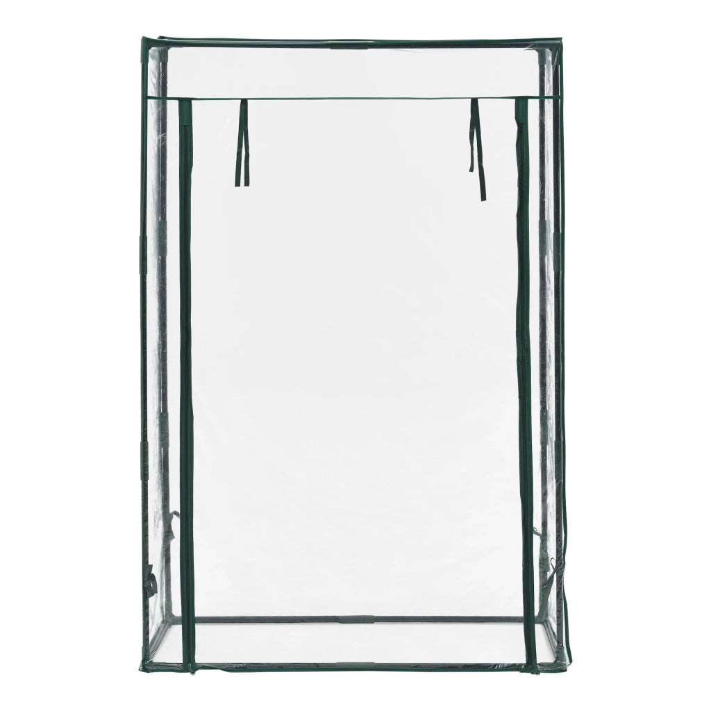 Serra per pomodori Terzigno in acciaio e PVC con porta con cerniera 100 x 50 x 150 cm 03_0008260