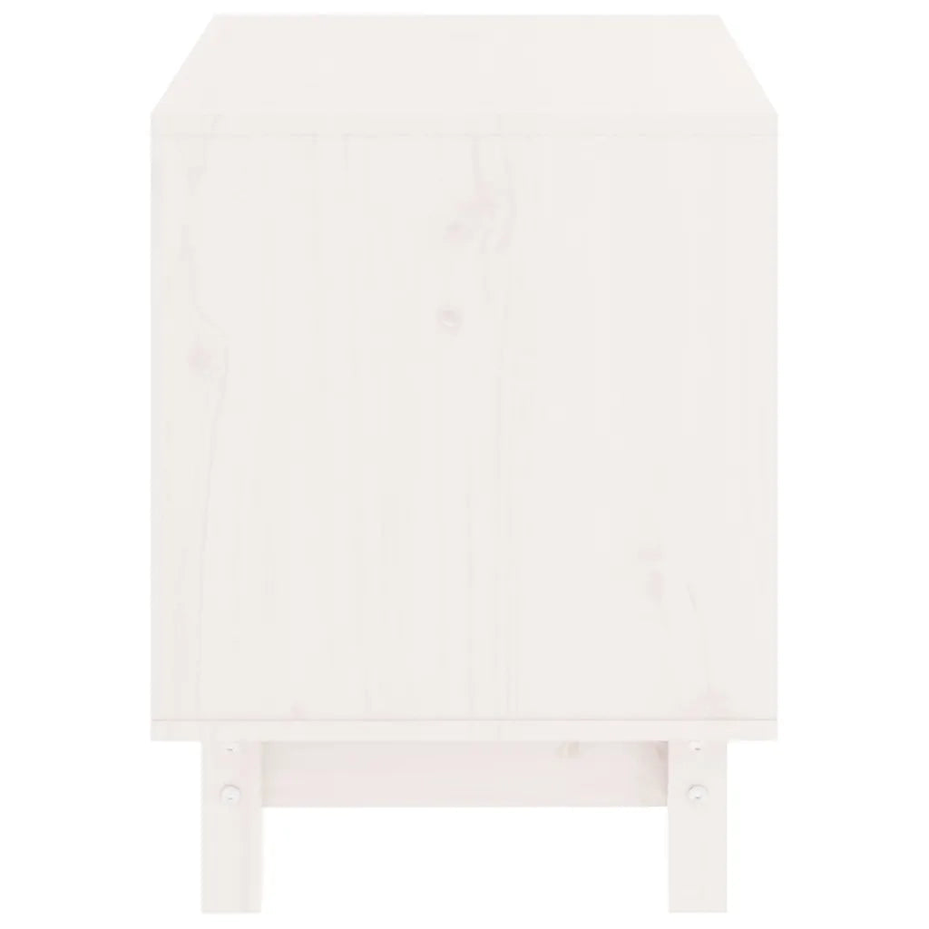 Casetta per Cani bianco 50x40x52 cm in Legno Massello di Pino cod mxl 68699