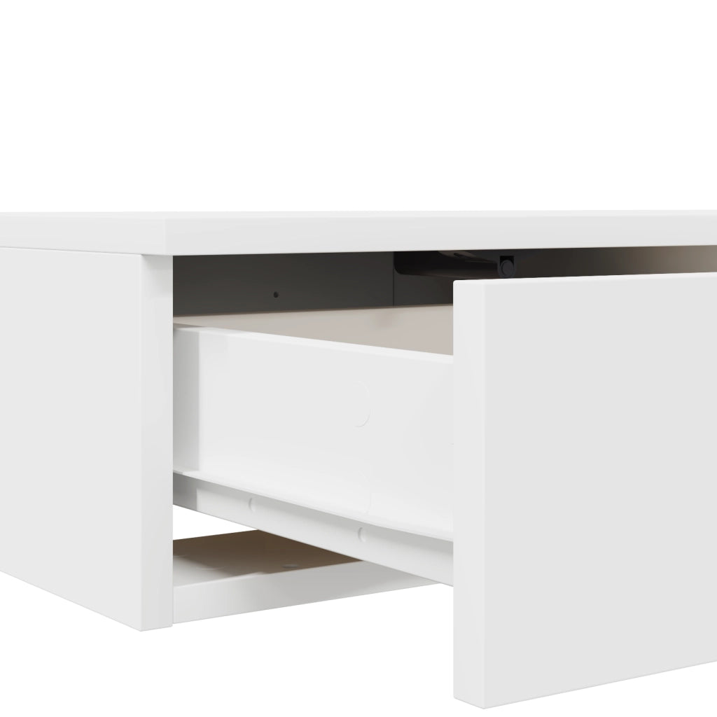 Cassetti per Letto Bianco 200x36,5x16,5 cm Legno Ingegnerizzato
