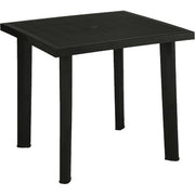 TAVOLO FIOCCO PROGARDEN - PP ANTRACITE CM 80X75 H.CM 72
