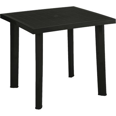 TAVOLO FIOCCO PROGARDEN - PP ANTRACITE CM 80X75 H.CM 72