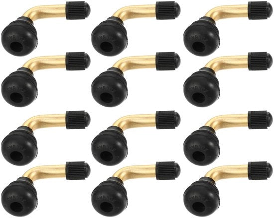 Ventiatori di ventilazione 12 pezzi - senza pneumatici - acciaio inossidabile - oro/nero - compatibili con auto/felini/motori - facile da installare - ventiatori di ventilazione