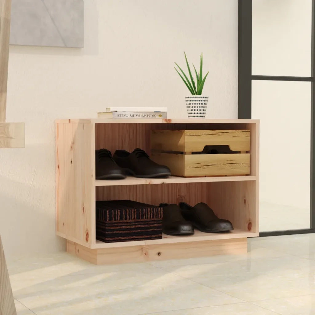 Scarpiera | Mobile per scarpe 60x34x45 cm in Legno Massello di Pino