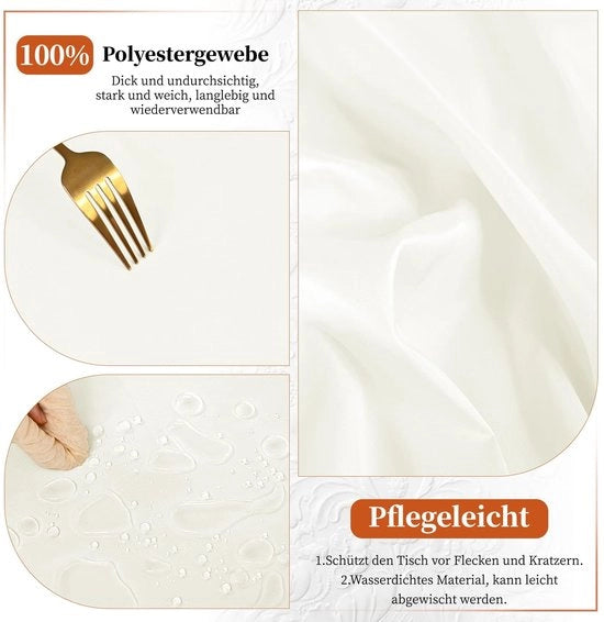 Tappeto da tavolo Premium Polyester - Universale - 100x250 cm - Lavabile - Rettangolare - Tappeto per tavolo da birra