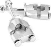 2 pezzi Riser di supporto per pince - 7/8" 22 mm Riser di supporto per fissaggio di manubrio di moto - Rehausseurs di manubrio Clamp - Per moto Dirt Bike serraggio universale - (1 coppia)