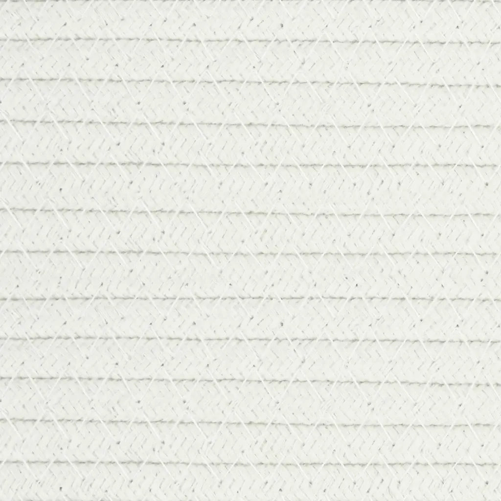 Cesto per Biancheria Grigio e Bianco ?60x36 cm in Cotone CFW6899085