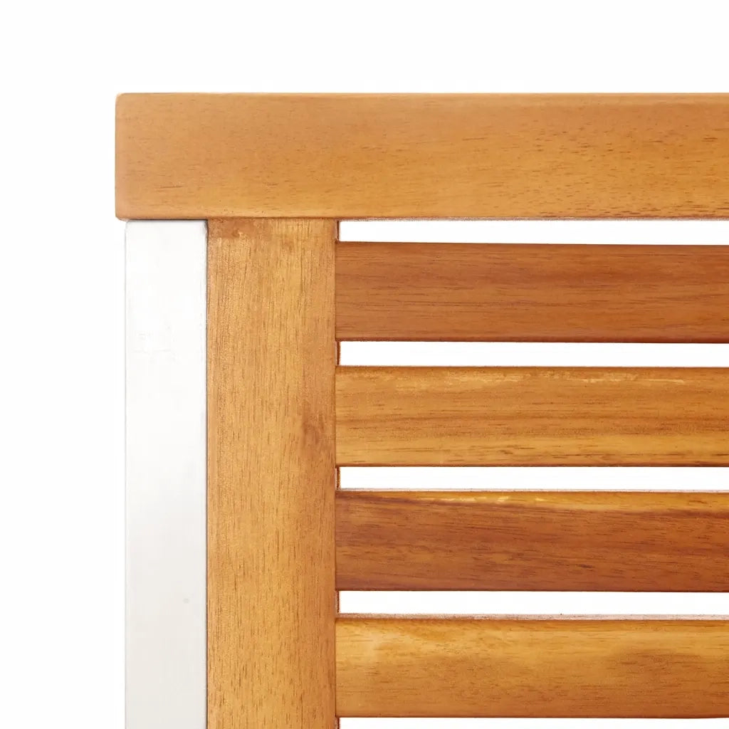Sedie da Giardino con Cuscini 8 pz in Legno Massello di Acacia 3078538