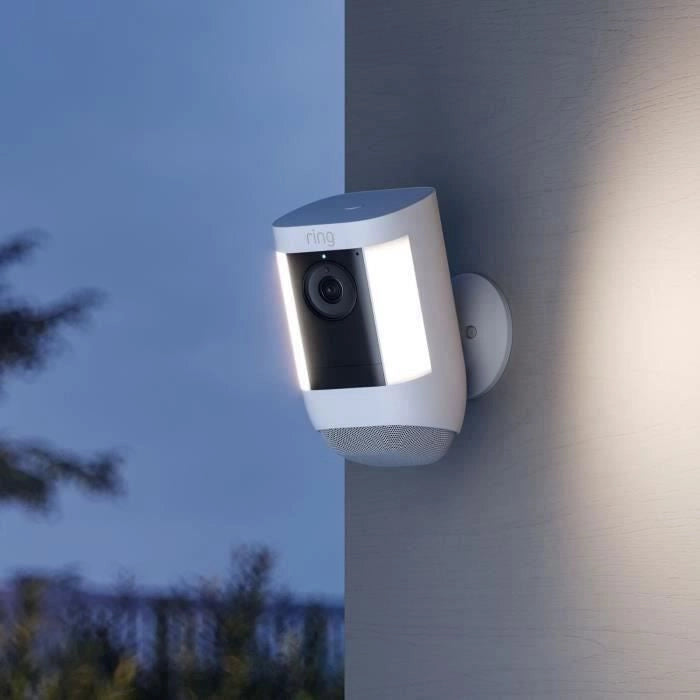 Telecamera di sorveglianza - RING - Spotlight Pro Batteria - Bianco - EU