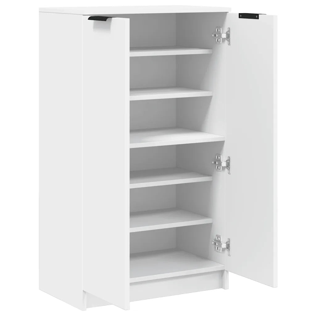 Scarpiera Bianca 59x35x100 cm in Legno Multistrato cod mxl 48630