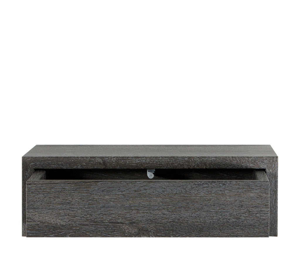 Mensola da Parete 1 Cassetto 45x13,4x23,7 cm in Fibra di Legno Lego Maxi Rovere Scuro