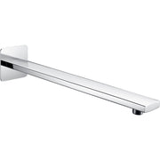 IMEX Tubo a muro oval in acciaio e ottone cromato per installazione a parete finitura cromata resistente design ovale per supporto stabile Imex-BPC005
