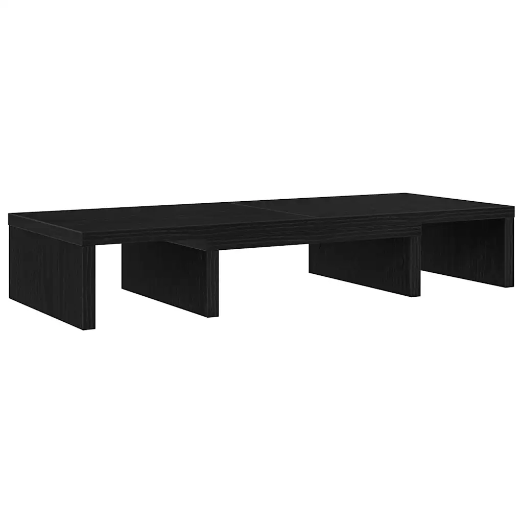 Supporto Monitor Regolabile Rovere Nero 60x24x10,5cm Truciolato CFW7497072