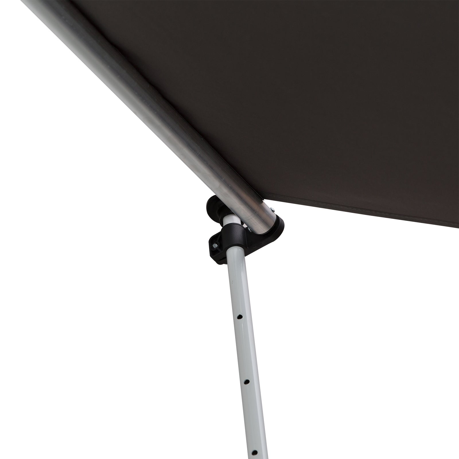 Tenda da Sole a Muro 300x150 cm in Metallo e Poliestere Grigio