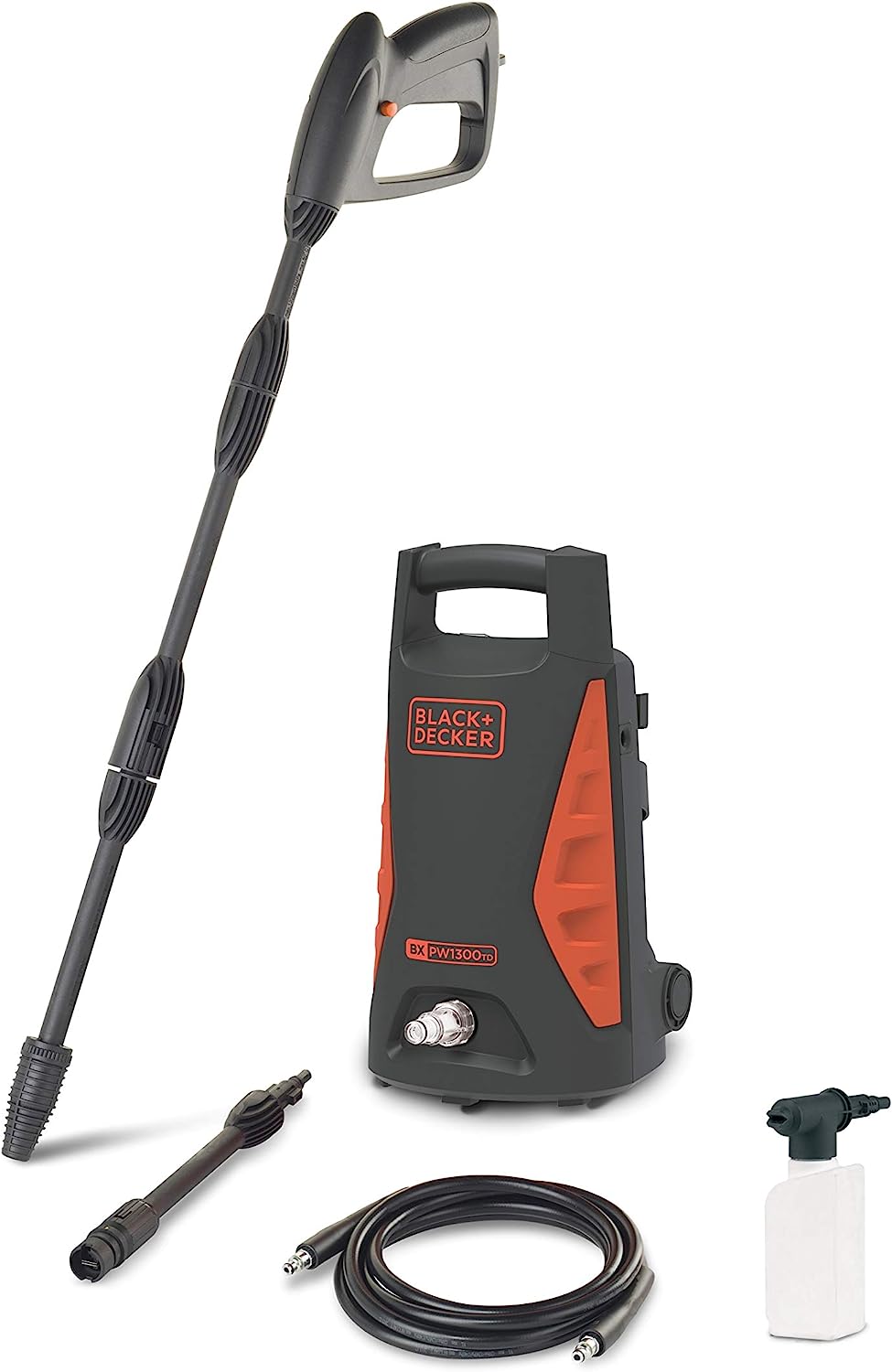 Idropulitrice Compatta ad Alta Pressione con Accessori 1300W 100 Bar 360 l/h Black & Decker