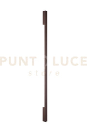 APPLIQUE LED HERCULES CORTEN IN ALLUMINIO E DIFFUSORE IN PC 47W 6800LM CCT 2700 E 3500 E 4000K IP65 60X55X2000MM