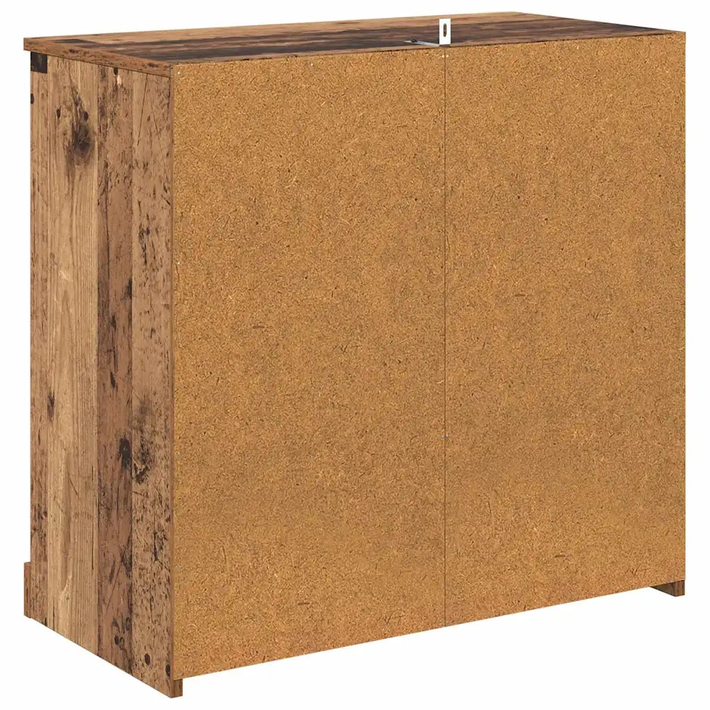 Sideboards con cassetto 2 pcs Legno vecchio 70 x 35,5 x 67,5 cm 3402665