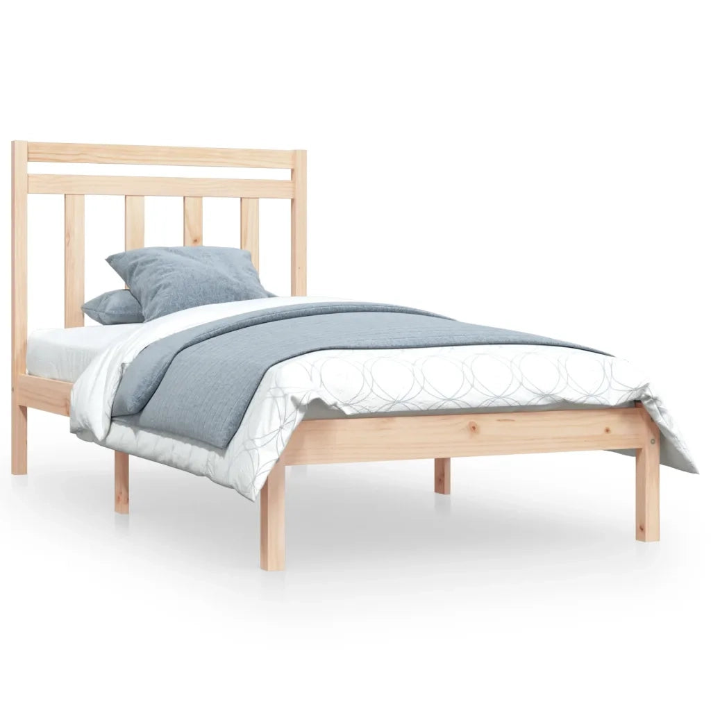 Giroletto-Struttura Letto in Legno Massello 90x200 cm 365044