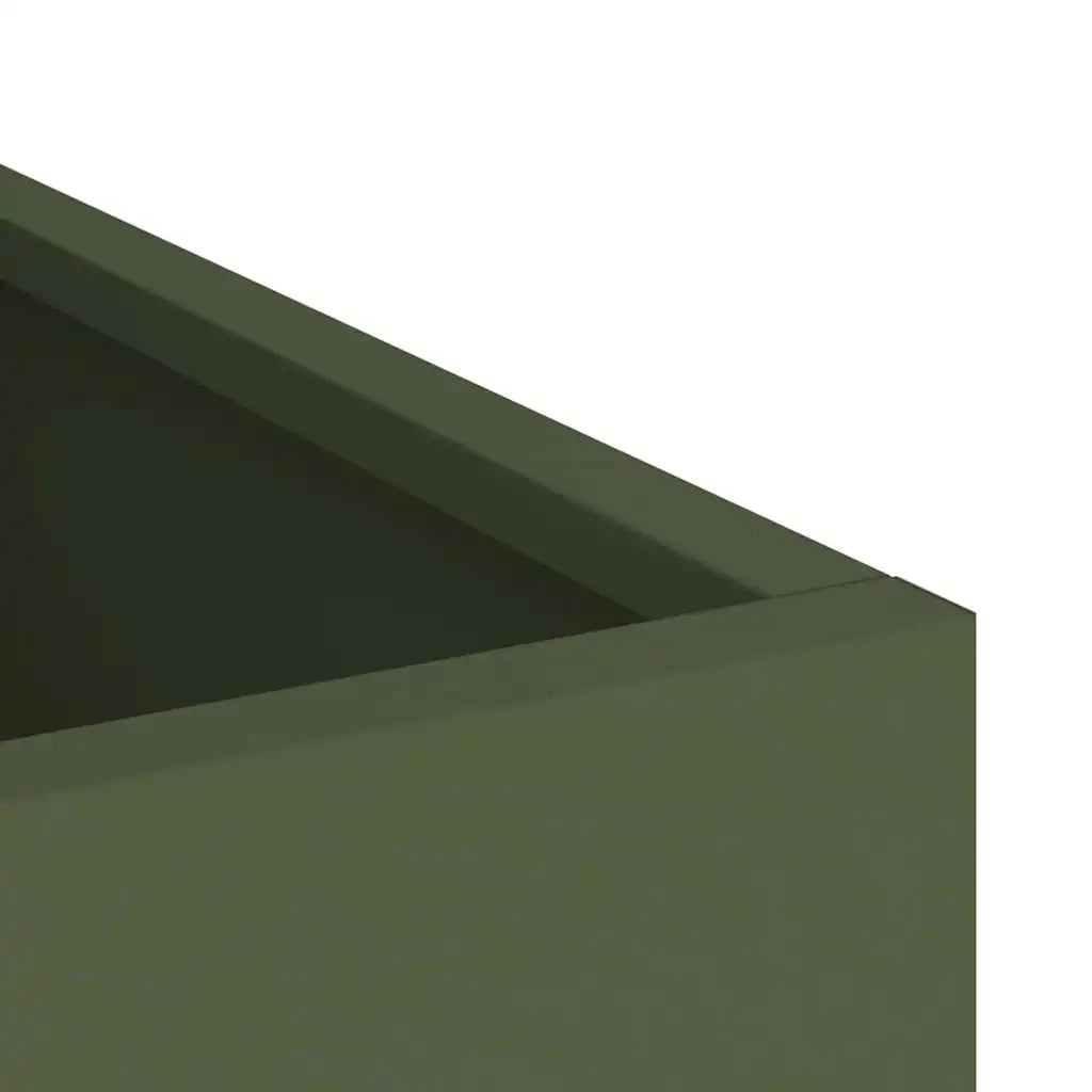 Vaso da giardino-Fioriera Esterno-Contenitore per Piante Oliver verde 50 x 32 x 40 cm