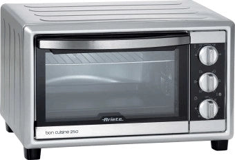Ariete 984 forno elettrico ventilato 25 litri - bon cuisine 250 - doppio vetro - temperatura max 230° - 1500 watt - 6 posizioni cottura - timer 60’ - ARI984
