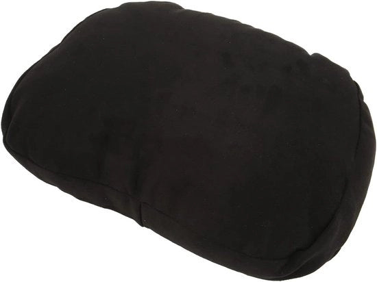 Cuscino per il collo e la schiena ergonomico premium per auto - super morbido - nero - allevia dolori alla gola e alla schiena