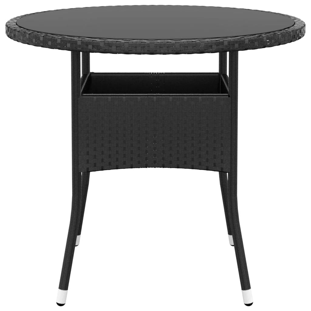 Set da pranzo da giardino in vimini e resina nera da 5 pezzi 02_0014596