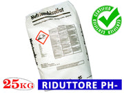 Riduttore PH Acqua Piscina 25Kg Meno Granulare Correttore PH- Meno