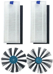 Set a tre pezzi adatto per Bissell EV675 aspirapolvere pennello laterale filtro HEPA accessori