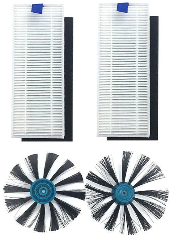 Set a tre pezzi adatto per Bissell EV675 aspirapolvere pennello laterale filtro HEPA accessori