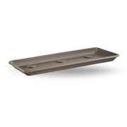 SOTTOVASO RETTANGOLARE Sottofioriera in plastica Anthea 60 cm Veca 55 X 27 X 3 Color: AVANA