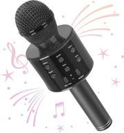 Microfono Karaoke Bluetooth per Bambini e Adulti - Microfono Karaoke Portatile con Funzione Speaker per Feste e KTV