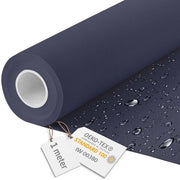 Tela Acquastatica per mobili - Tela acqua resistente 1 metro 160 cm larga - Tela acqua resistente 220 g/m2 600D - Tela acqua resistente per mobili acqua resistente 1 metro Blu marino