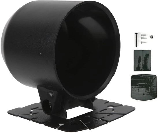 Supporto per tachimetro per applicazioni pesanti - universale - per camion/ moto/ auto - 52 mm - nero - plastica - supporto per tachimetro
