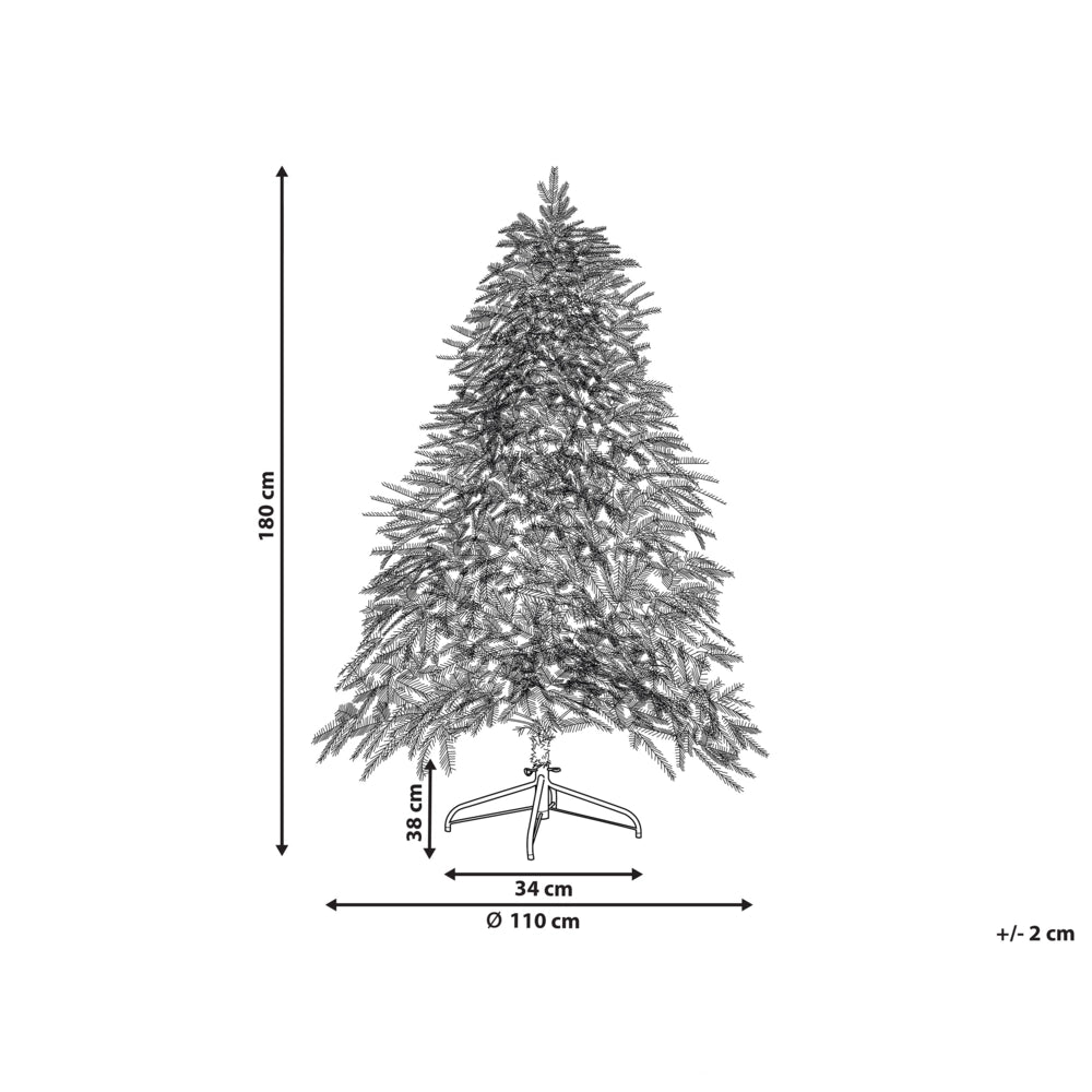 Albero di natale artificiale bianco sintetico 180 cm innevato pre innevato con neve rami innevati led lucine natalizie