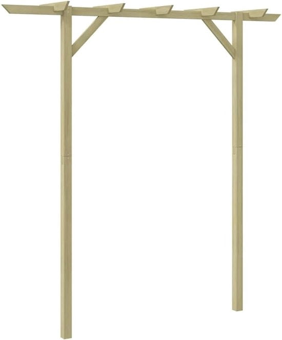 Pergola per Piante di Fagioli - Decorazione di Giardino in Legno con Tettoia