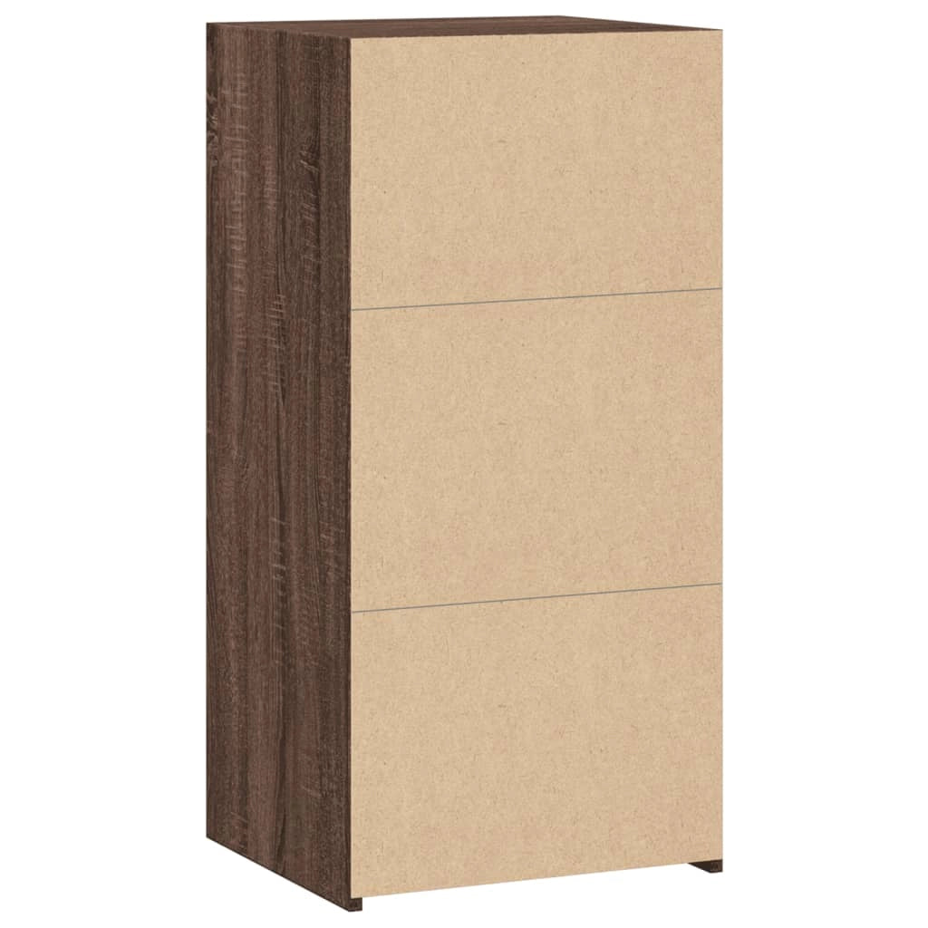 Buffet credenza cassettiera armadio mobile contenitore organizer per cucina soggiorno salotto 45 x 41 x 93 cm legno ingegnerizzato marrone 02_0031262
