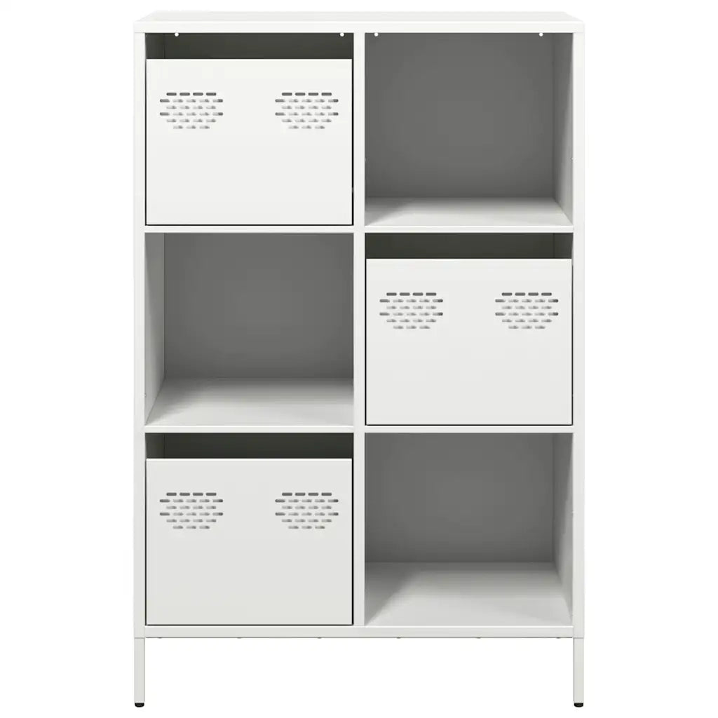 Credenza | Madia | Buffet da pranzo | Armadio da pranzo Bianca 68x39x103,5 cm in Acciaio
