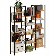 Scaffale da terra in stile loft industriale - Marrone chiaro - 166 cm