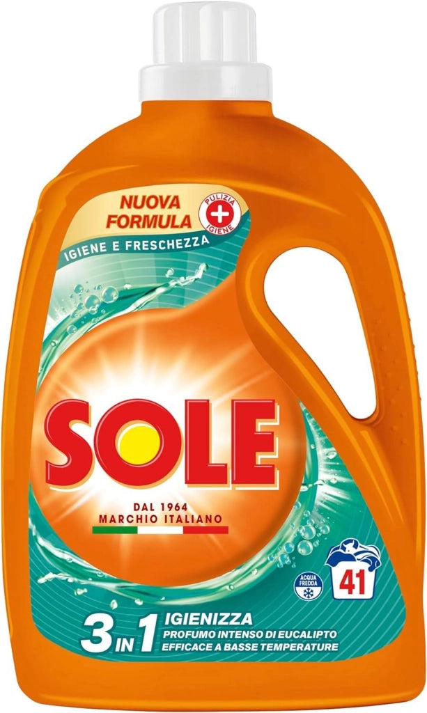 SOLE SET 5 CONFEZIONI DETERSIVO LIQUIDO PER UN TOTALE DI 205 LAVAGGI IGIENE & FRESCHEZZA