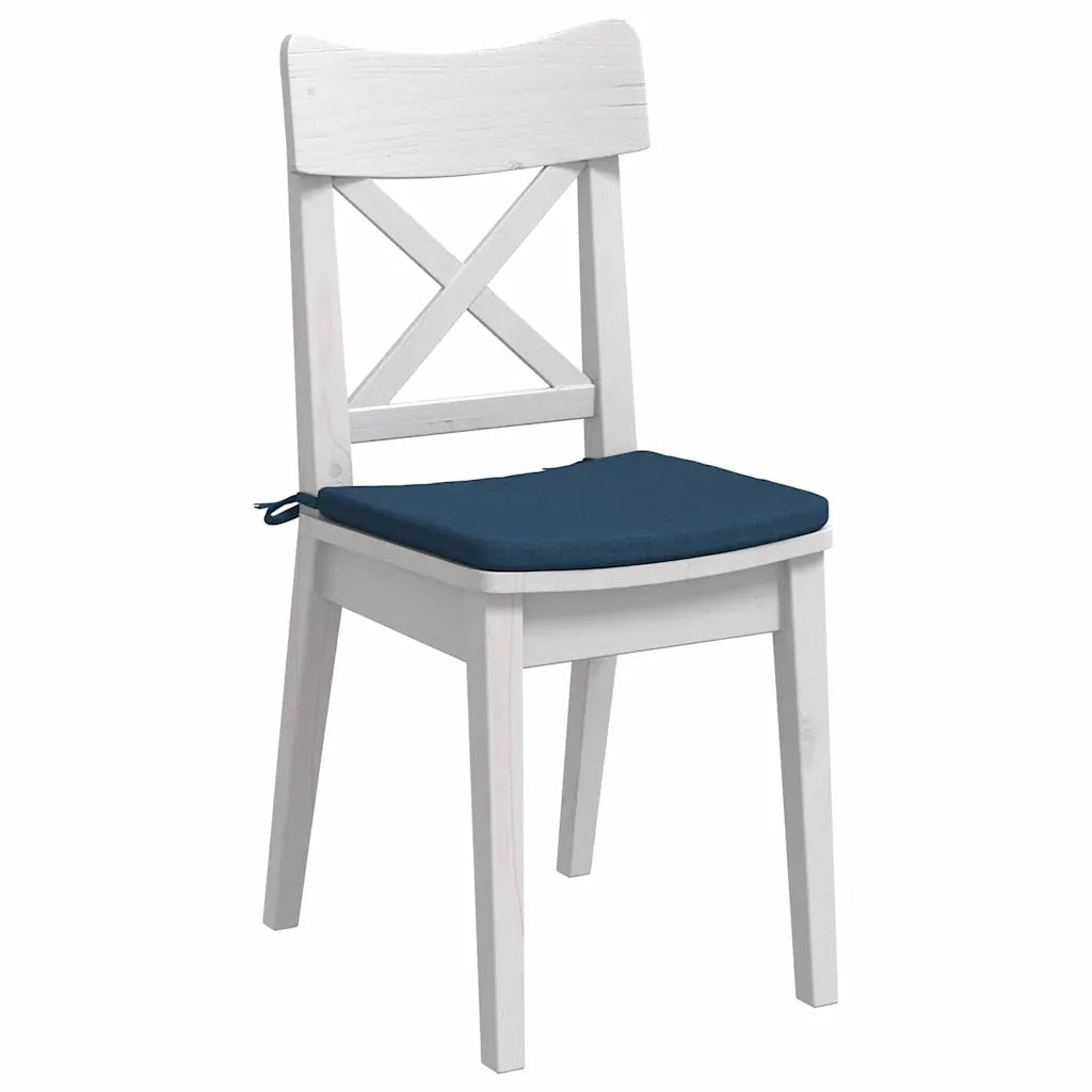 Cuscini per Seduta 4 pcs Blu 40 x 40 x 3 cm Tessuto 42015197