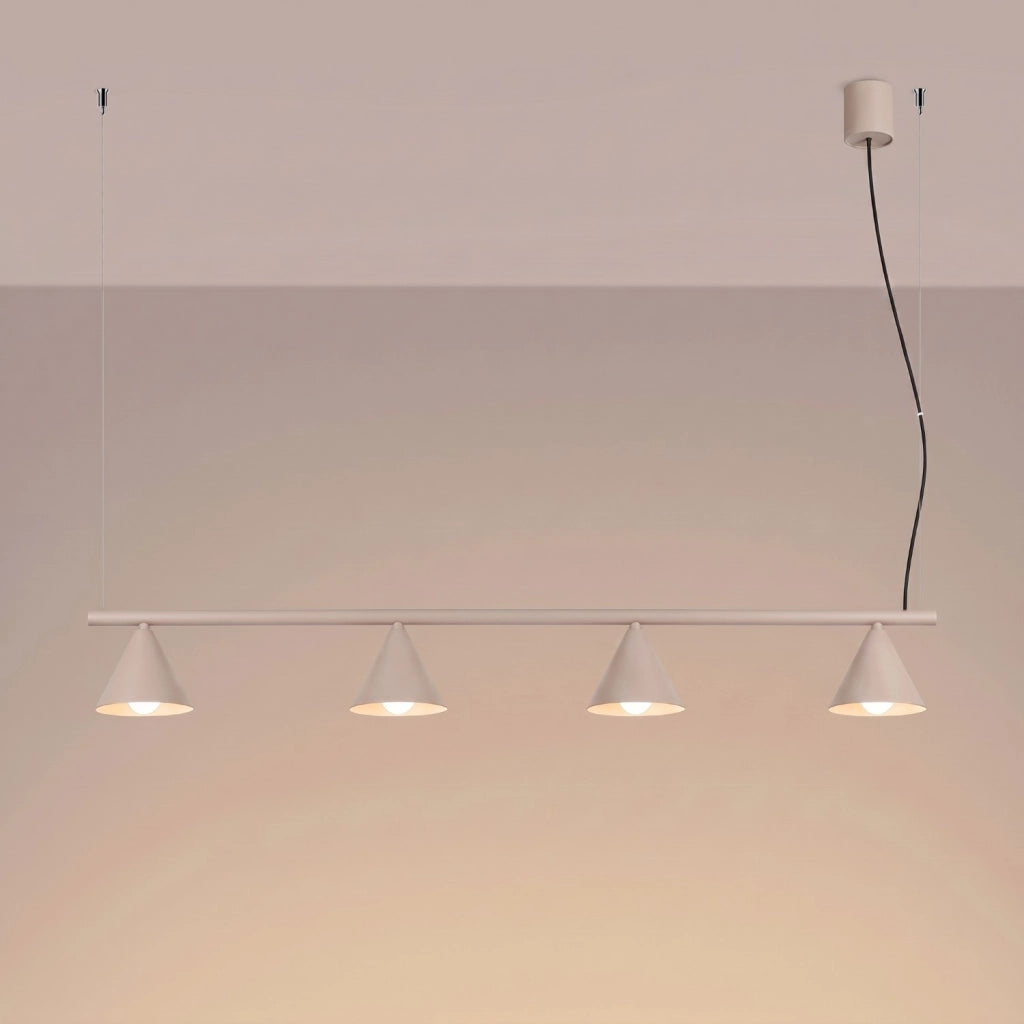 Lampadario NOX 4L taupe
