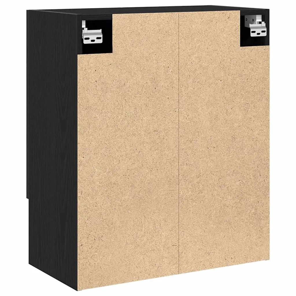Armadietto a muro Rovere Nero 60 x 30 x 70 cm Legno multistrato 862798