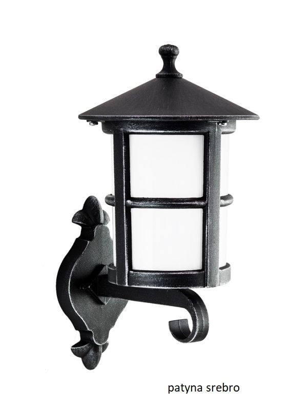 Applique da esterno SU-MA Cordoba nera 1 luce E27 IP23