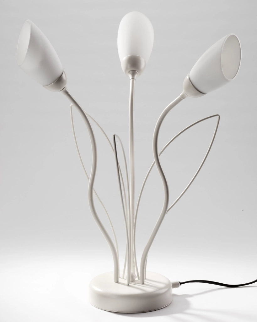 Lampada da tavolo grigio sabbia 3xG9 Gloriosa Jupiter