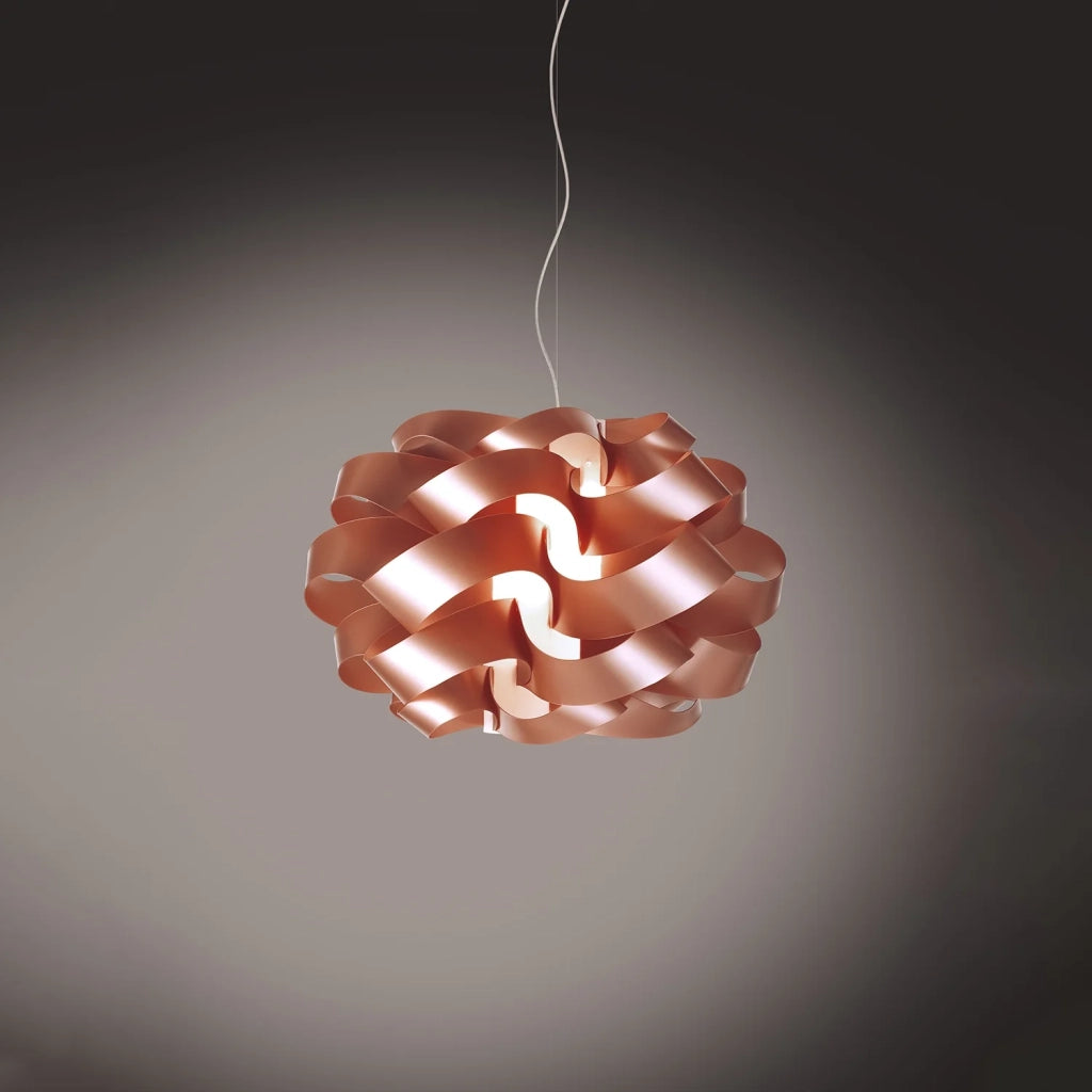 Sospensione Moderna Cloud Polilux ® Rame E Metallo Cromo 1 Luce E27
