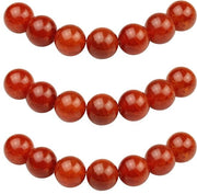 Kralen perle di vetro 8mm 45 pezzi Colore rosso Drakenagaat perle di vetro con foro Perle di vetro naturali e rotonde per l'arte del riciclo per la creazione di gioielli, bracciali e collane